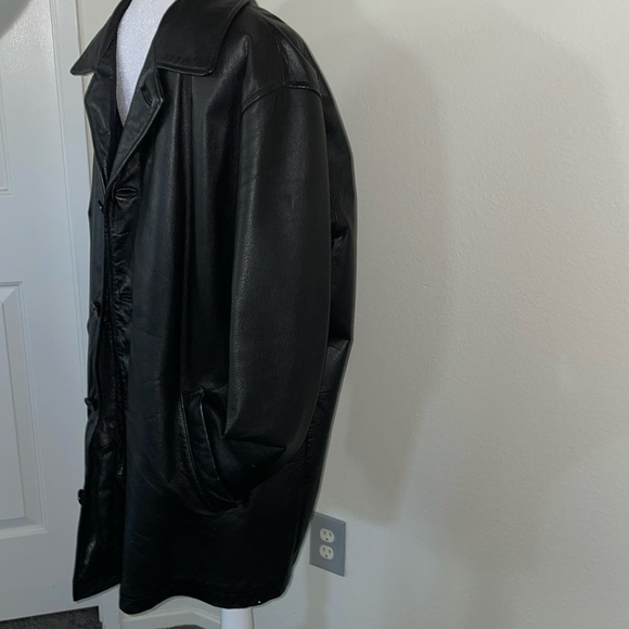 Mens Wilsons leather jacket- M Julian size Large - Picture 2 of 16